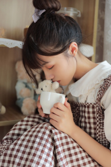 他戴上小玩具调到10档